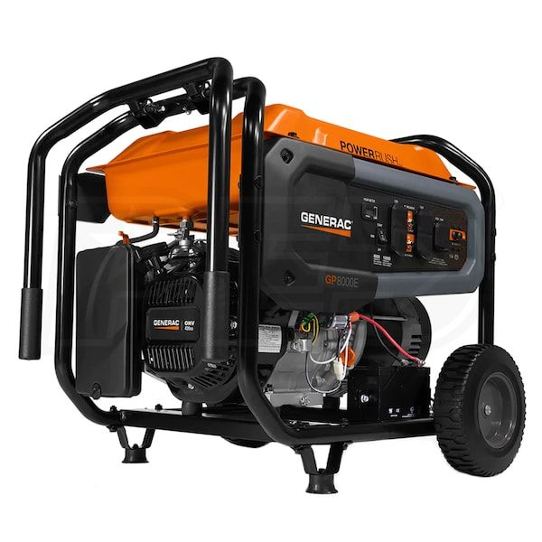 Generac portable 8000W generator unit | Bob's Heating & Air Conditioning